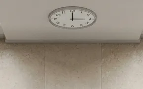 The Clock, seen from above on the Cabinet floor plan.