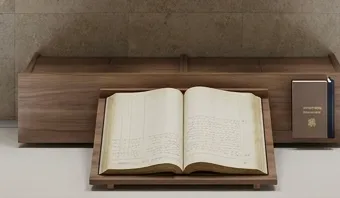 The Record, seen from above on the Cabinet floor plan.