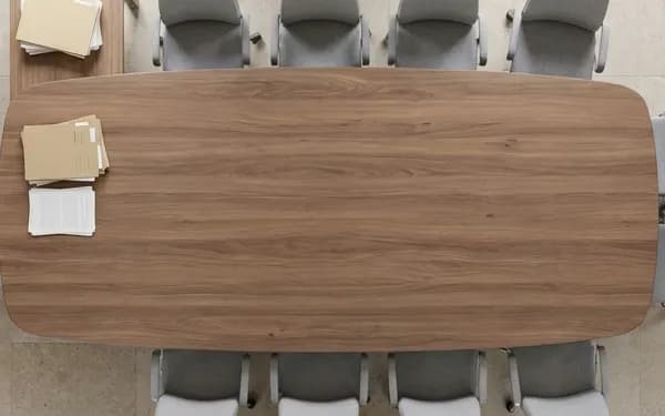 The Table, seen from above on the Cabinet floor plan.